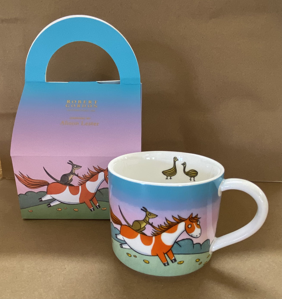 Robert Gordon Mug Noni the Pony rescues a Joey