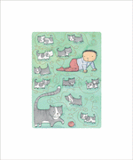 Kissed by the Moon Cats PRINT