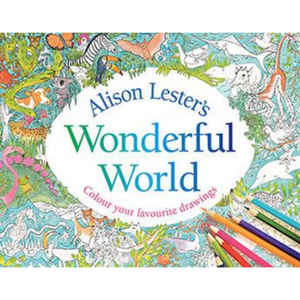 Alison Lester's Wonderful World COLOURING BOOK