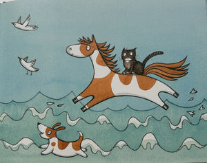 "...frolic and splash..." PRINT