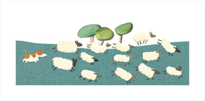 Bigsy spooks the sheep PRINT