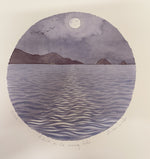 "...adrift on the evening tide..." Small PRINT