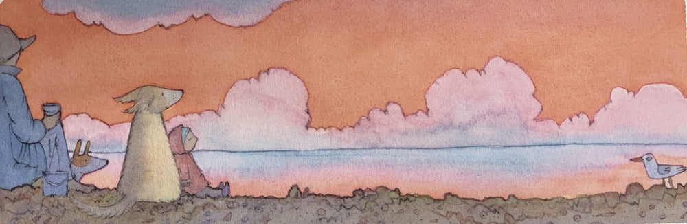 May you grow sleepy at sunset PRINT