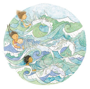 "...wild white horses..." - Large PRINT