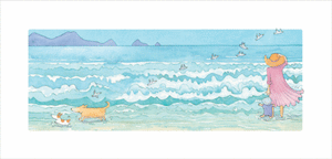 
            
                Load image into Gallery viewer, Kissed by the Moon Card &amp;quot;splash in the ocean&amp;quot;
            
        