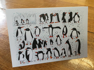 Crazy Penguins card
