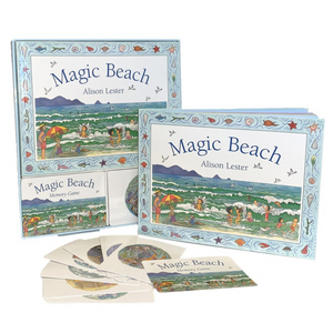 Magic Beach Book and Memory Card Game