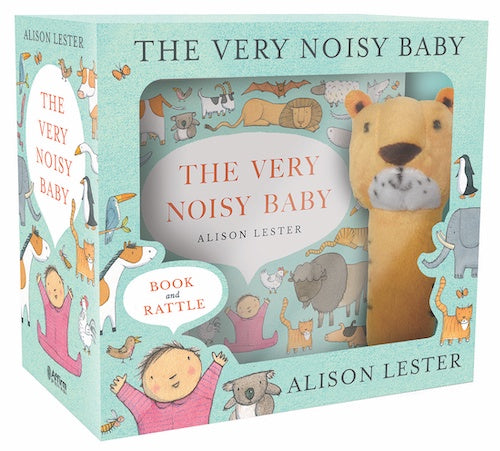 The Very Noisy Baby Book and Rattle
